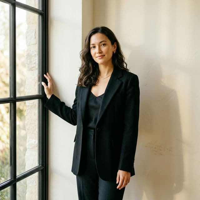 У окна офиса